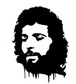 Pegatina Personalizada Estilo Flamenco – Vinilo Troquelado sin Fondo – Adhesivo Resistente para Coche, Moto, Portátil o Botella – Diseño Homenaje Ícono Musical