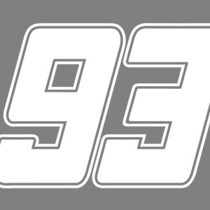 Vinilo, Adhesivo, Pegatinas Personalizadas para moto custom Dorsal 93: Decora tu Moto con Estilo