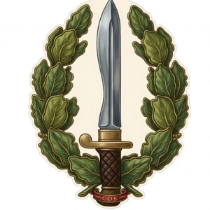 Pegatina COE Comandos Operaciones Especiales España - Sticker Militar Vinilo Premium Impermeable Die-Cut Coche Moto Casco - Regalo Militar Elite