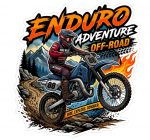 Pegatina Enduro Adventure Off-Road Ride Wild - Sticker Motocross Dirt Bike Vinilo Premium Impermeable Die-Cut Coche Moto Casco - Regalo Piloto Enduro