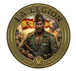 Pegatina La Legion Española Soldado Fundada 1920 - Sticker Militar Vinilo Premium Impermeable Die-Cut Coche Moto Casco - Regalo Legionario España