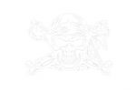 Pegatina Calavera Pirata Troquelada Sin Fondo – Vinilo Adhesivo de Corte para Coche Moto Cristal Portátil – Sticker Skull Bandera Pirata Exterior