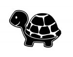 Pegatinas Personalizadas de Tortuga, Adhesivos Únicos y Divertidos, Troqueladas sin Fondo