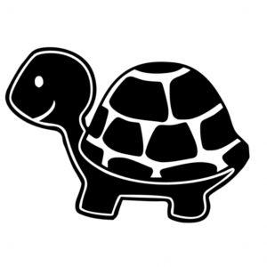 Pegatinas Personalizadas de Tortuga, Adhesivos Únicos y Divertidos, Troqueladas sin Fondo